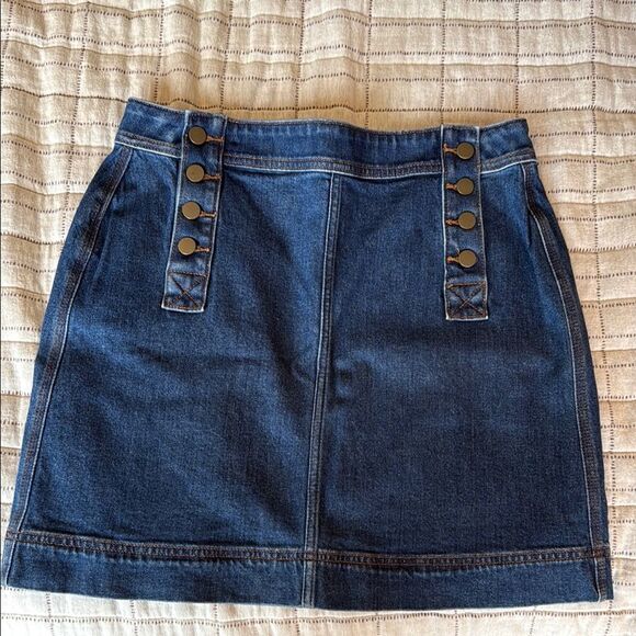 LOFT Denim Skirt Size 8 - Picture 1 of 4
